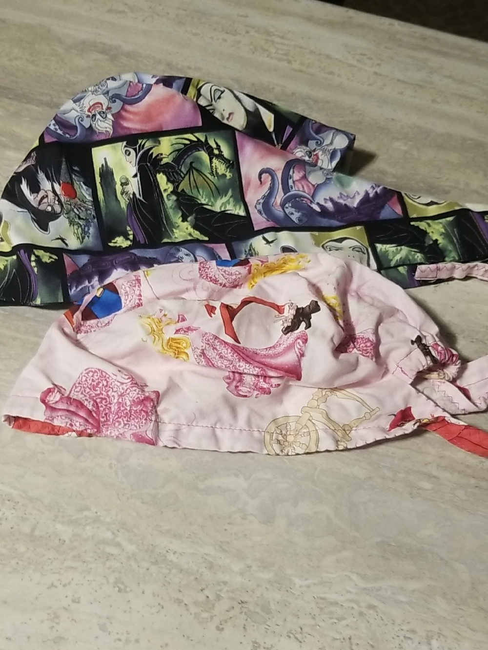 Colorful Disney Inspired Scrub Caps Homemade Nurse